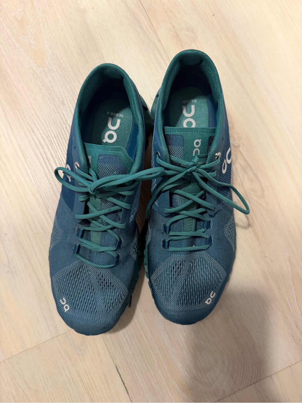 On Running Men’s Cloud X2 Running Shoes — Teal Green